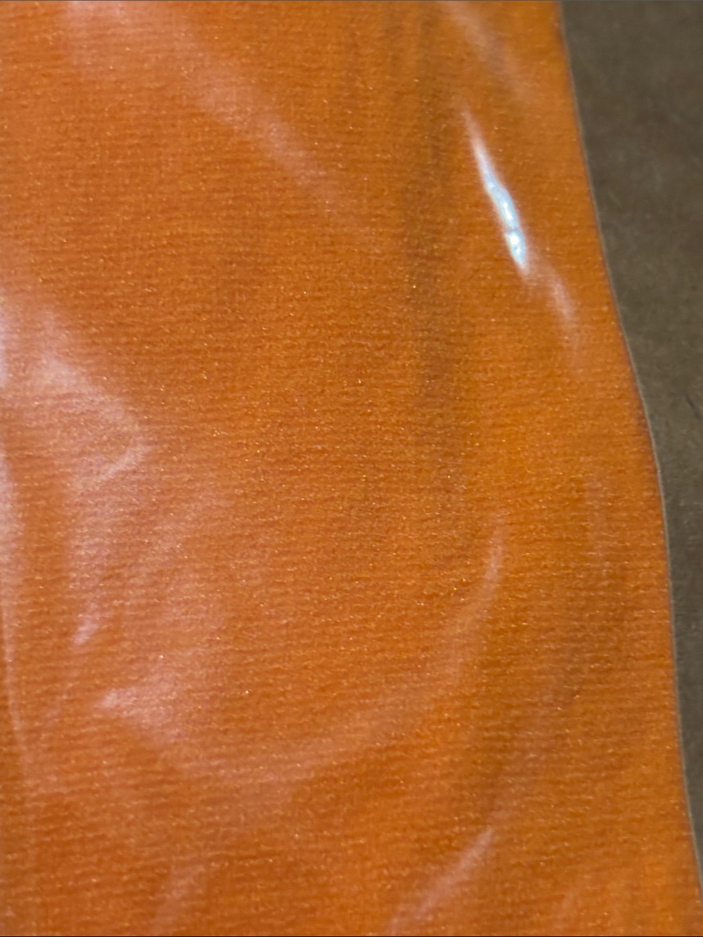 Women's Footless Fashion Tights in Orange - XL - Picture 5 of 8